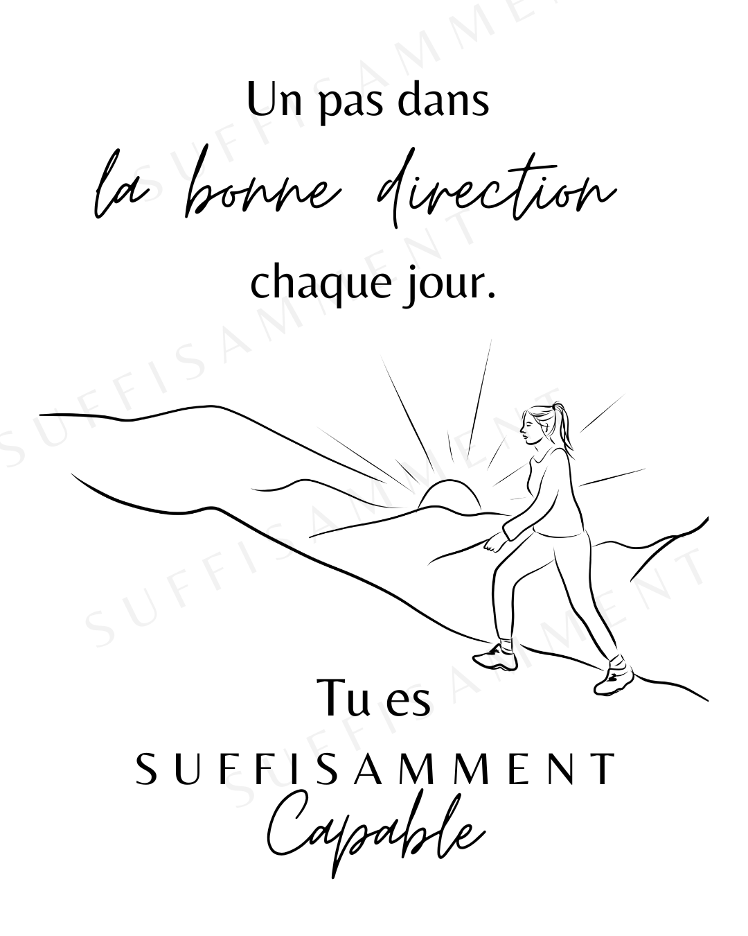 Cadre Motivation Sport - Art mural de Gym affiche de Motivation de Fitness - Cadeau fait au Québec significatif - Cadeau Québécois