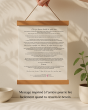 Cadeau Shower pour Toucher le Coeur d'une Nouvelle Maman Personnalisable - Cadeau Québec Fait à la main Personnalisé| Cadre Artistique Maman-Bébé avec Message Réconfortant | Idéal pour Shower, Naissance, Maternité