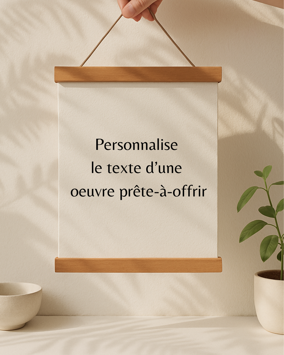 Cadeau Enseignante Primaire Québécois - Fait à la main Québec - Personnalisé - Oeuvre SUFFISAMMENT Enseignante