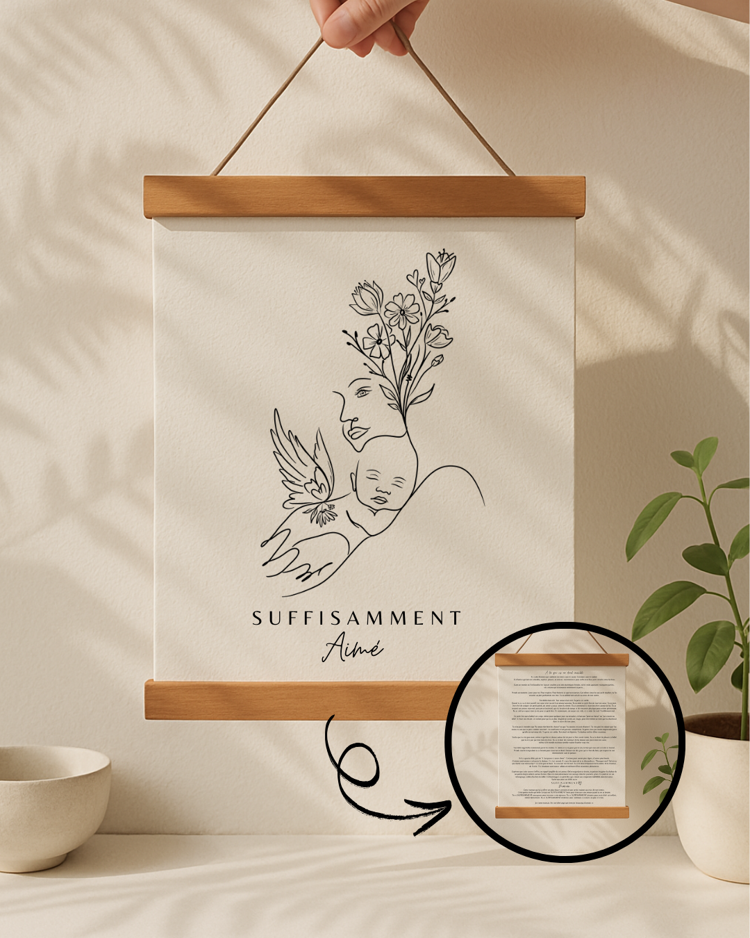 Cadeau Deuil Périnatal au Québec – Œuvre de Réconfort SUFFISAMMENT Aimé