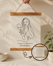 Cadeau Meilleure Amie Québec | Cadre Original Fait à la Main