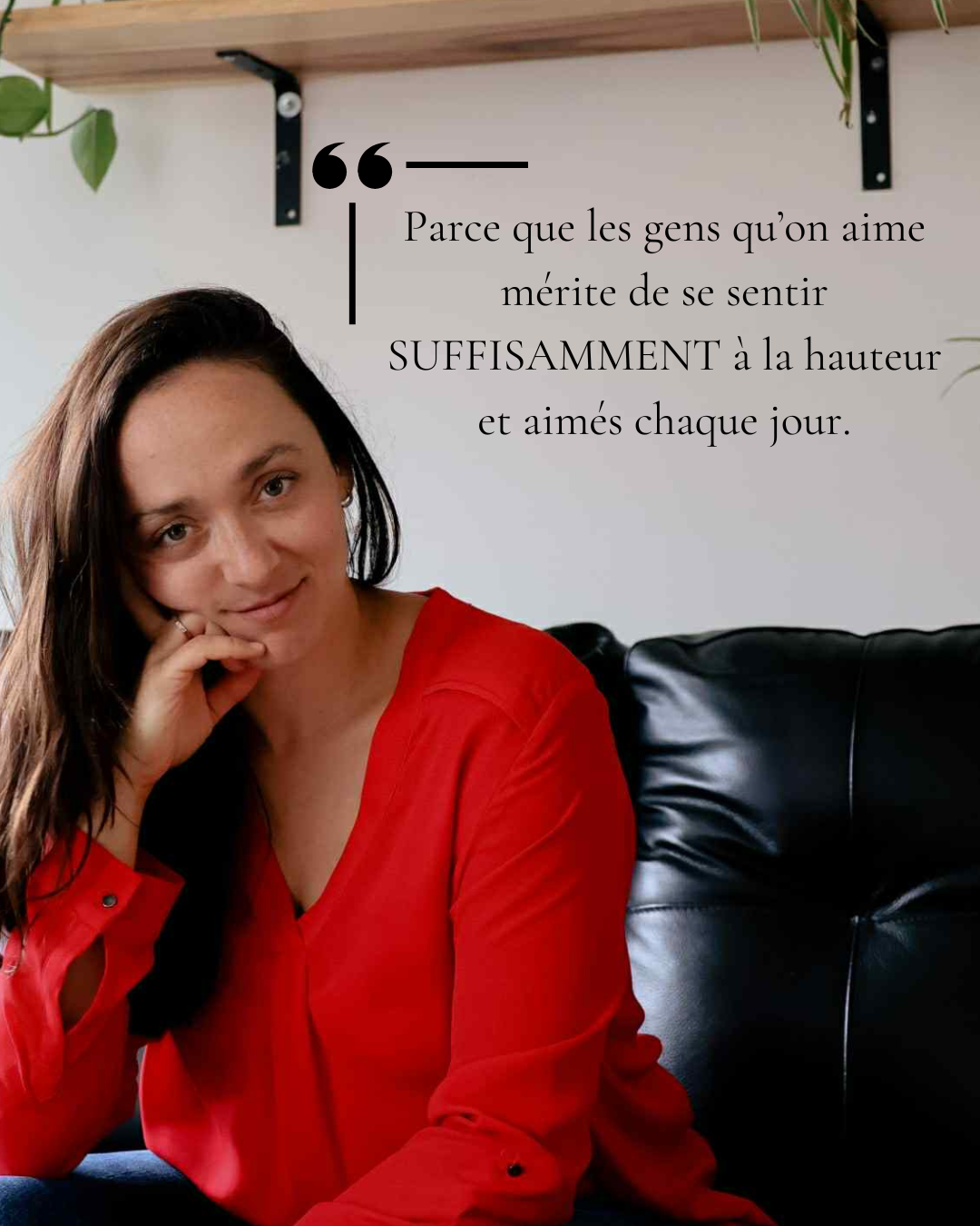Cadre Citation Inspirationnel SUFFISAMMENT | Affiche Décoration Bien-Être fait au Québec | Idée Cadeau Maman Soeur Amie Perfectionniste